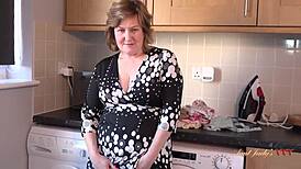 Hey, your 58yo housewife Mrs. Kugar sucks your cock in POV!