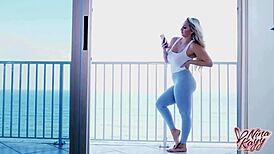 big butt massage delicious pawg nina kayy earns a hot cummy surprise?