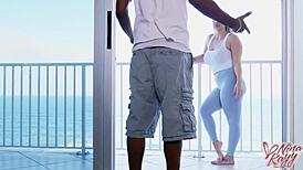 big butt massage delicious pawg nina kayy earns a hot cummy surprise?