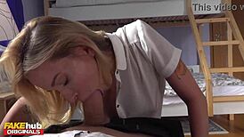 Fakehub - University Student Breaks Friendzone, Pounds Blonde Teen Dreamgirl Hard