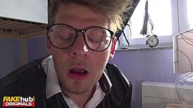 Fakehub - University Student Breaks Friendzone, Pounds Blonde Teen Dreamgirl Hard