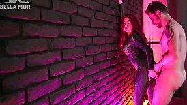 Look at this cosplay redhead slut getting banged doggystyle hard!