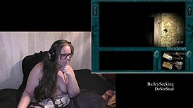 naked bbw ghosts playing through moon lake part 5 with tattoos and piercings