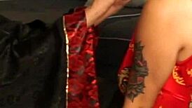 check out sirenita fuentes and helena d�nae in hot lesbian toy play