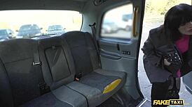 Fake Taxi Italian Babe Gags on Big Cock in Throat