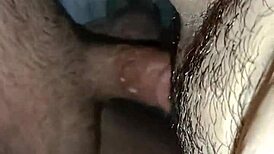 My Hairy Pussy Gets Fucked in Wild Bedroom Action