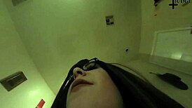 giantess towers over husband while smoking