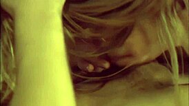 Aurora snow feels intense pleasure in black stockings