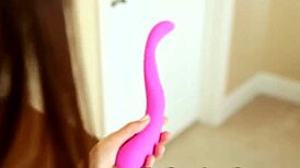 First Time Lesbian Explores with Toys and Fingering