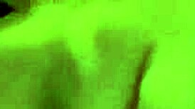 me fingering her shaved pussy close-up