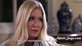 Stepmom's Taboo Secret Unleashed With Intense Girl-On-Girl Licking And Scissoring