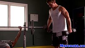 cut jock gets a wild suck and hard fuck