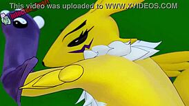 i watch renamon and kumamon creampie in this hentai loop