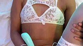 petite cutie cali caliente cums hard on her ass