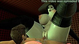 Alcina Dimitrescu Rides Cock On Top In Pov Resident Evil Village Hentai