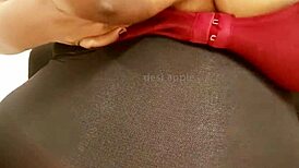 Mumbai Indian Girl Shows Off Her Big Tits in Action