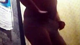 Showing Her Huge Tits And Giant Ass In A Sexy Display