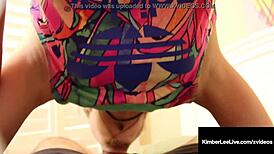 blowjob princess kimber lee milks your lucky stiff prick
