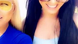 Two Hot Pornstars Meet A Lucky Fan In A Public Park