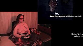 Naked in The Quarry, feeling every intense moment in part 8 of playthrough.