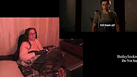 Naked in The Quarry, feeling every intense moment in part 8 of playthrough.