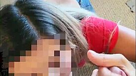 Horny teacher drains random guy's balls before school