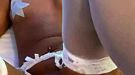 petite cutie cali caliente cums hard on her ass