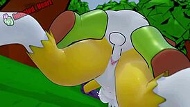 i watch renamon and kumamon creampie in this hentai loop
