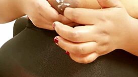 Mumbai Indian Girl Shows Off Her Big Tits in Action