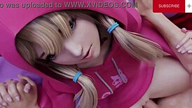 Does mary rose get fucked doggystyle in this hentai 3d?