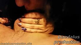 Teen 18+ delivers a steamy POV blowjob in a parked car