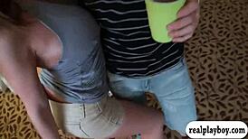 Huge Boobies Women Dominate Wild Orgy Party With Monster Cock Action