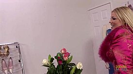 Cutie With Big Tits Guides Blonde Friend In Riding And Sucking Skills