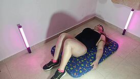 my wife gets hot on halloween doing thong exercises for stepson's friends