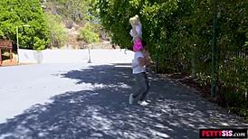 Kenzie Reeves plays tiny scheming stepsis in hardcore action.