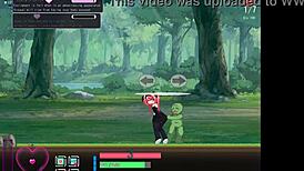 Red-Haired Girl Has Sex With Green Alien Men In Erisdysnomia Hentai Game