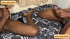 Threesome with big dick boyfriend and step brother blowjob