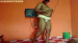 Seductive milf teases with big natural tits 😏