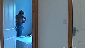 omg, unfaithful milf lady sonia flashes her massive jugs! 😲