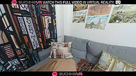 Hazel Grace Wants Big Black Cock in VR Reality