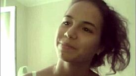 russian teen strips on skype showing small tits