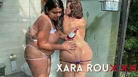 i have sex with my mother-in-law in outdoor shower, almost got caught lol