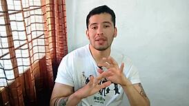 Client asks for therapy massage, I end up giving happy ending to his 23cm dick