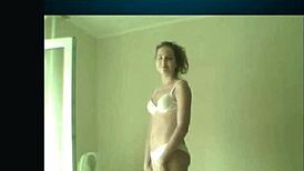 russian teen strips on skype showing small tits