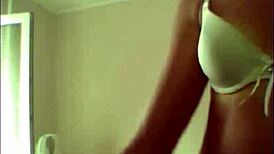 russian teen strips on skype showing small tits