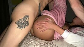 Buddy filmed me fucking my stepsister in the ass and cum in mouth