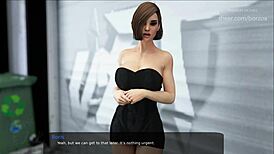 boris messes around with stepmom in bed, licking wine off her skin