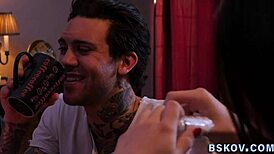 busty pornstar gets a hot creampie