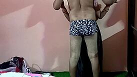 desi hot indian couple's hairy pussy chudai video