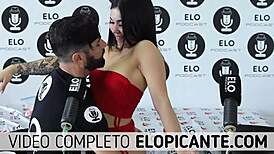 Beluchi gucci shows her natural tits in the spicy room 😏